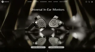 64 Audio universal in-ear monitors product page