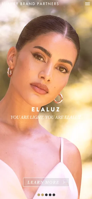 Luxury Brand Partners — Elaluz mobile site